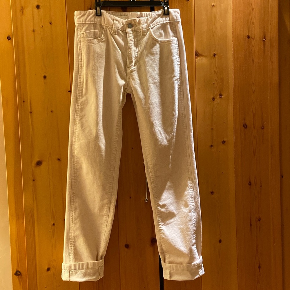 Anthropologie Pilcro Cream Cords Size 26